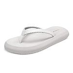 DREAM PAIRS Womens Arch Support Fli
