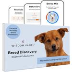 Wisdom Panel Breed Discovery Dog DNA Kit: Most Accurate Dog Breed Identification, Test for 365+ Breeds, MDR1 Health Test, Ancestry, Relatives