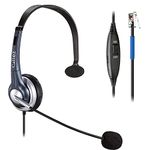 Callez RJ9 Phone Headset for Cisco Office Phones, Corded Telephone Headset with Microphone Noise Cancelling for Cisco IP Phones 6941 7811 7841 7941 7942 7945 7962 7965 7975 8841 8845 8851 8861 8945