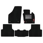 Elegant Cord Black Custom Fit Polypropylene Car Mat Compatible With Audi Q3