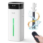 LACIDOLL Cool and Warm Mist Humidifiers for Bedroom Large Room, 5.3Gal/20L Floor Humidifiers for Home 3000 sq ft, Quickly & Evenly Humidify Whole House, Top Fill, Baby Yoga Plants, White