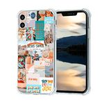 mehidpur Christian Quotes Case for iPhone 11,Aesthetic Vintage Bible Verses Quotes Collage Case for Girl Women and Men, Unique Trendy Soft TPU iPhone 11 Case Cover