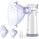 Portable Nebulizer for Adults and Kids,Portable Nebulizer for Travel and Home Use, Handheld Mesh Nebulizer for Breathing Problems