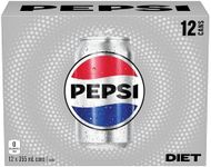 Diet Pepsi cola, 355 mL Cans, 12 Co