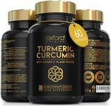 Advanced Turmeric Capsules High Strength 3000mg, Ginger & Black Pepper | ONE per Day | 2 Month Supply | Turmeric and Black Pepper Capsules Locally Made in UK | Turmeric Powder Joint Care Supplements