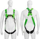 G-Force 2 Point Full Body Height Safety Fall Arrest Protection Restraint Harness with Front & Back Anchor Points (M-XL)