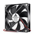 GDSTIME 120mm Fan 120 x 25mm Computer Fan 24V Fan 12CM PC Fan 12025 DC Brushless Cooling Fan 2000RPM 24V Case Fan Cooler For TV box Game Console Xbox Router