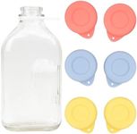 Purekra 6 Pack Silicone Glass Bottl