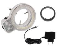 E-MEDI Annular Adjustable Ring LED Lamp For Microscope EU Plug