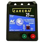Zareba EAC25M-Z AC Powered Low Impedance electric Fence Charger - 25 Miles, Plug-In Electric Fence Energizer, Contain Animals, Keep Out Predators