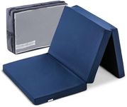 hauck Sleeper, Navy - Foldable Travel Cot Mattress 120x60x5 cm with Carry Bag, Foam Filling, Lightweight, Portable, Fits Most Travel Cots, Ideal for Holidays, Visiting or Home Use