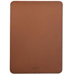 Comfyable Laptop Sleeve 13 Inch Precisely Compatible with MacBook Pro M2 2022 M1 2020-2016 & Mac Air M3 2024 M2 2022 M1 2020, Not Fit Old Versioned MBA/MBP, Faux Leather Cover Case, Brown