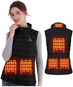 CANBORY Smart Electric Heated Womens Vest, Lightweight Womens Heated Vests, Battery Pack not Included