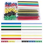 VooGenzek 348 PCS Color Pin Header Kit, Male & Female Pin Header Connector 2.54mm, 2.54mm Circuit Board Mini Jumper Cap Connector, Straight Single Row Male & Female Breakable Pin Header, for Arduino