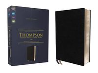 Niv, Thompson Chain-Reference Bible, European Bonded Leather, Black, Red Letter, Comfort Print