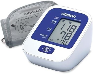 OMRON HEM8712 Home Blood Pressure Monitor – Basic Upper Arm, Clinically Validated, IntelliSense, Easy to Use, 3+3 Warranty