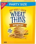 Wheat Thins Original Whole Grain Wheat Crackers, Party Size, 20 oz Box