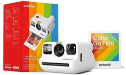 Polaroid Go Generation 2 - Mini Instant Camera + Film Bundle (16 Photos Included) - White (6282)