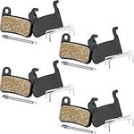 4 Pairs Resin Brake Pads Bicycle Disc Brake Pads Compatible with Shimano Deore XT XTR LX SLX Hone Alfine Saint Disc Brake