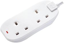 Masterplug BTN10-MP Two Socket Long
