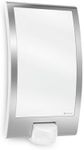 Steinel Outdoor Wall Light L 22 S - Motion Sensor Light 180° Detection, 10 m Range, Stainless Steel Porch Light, 60 W, E27 Fitting, Mains Powered, 28.6 x 16.2 x 8.5 cm