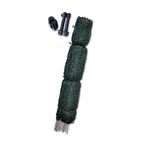 25m x 110cm Hotline Electric Poultry Netting Green