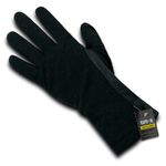 Rapdom Tactical Nomex Flight Gloves, Black, Large