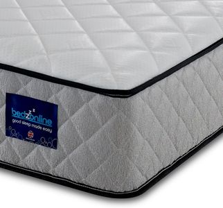 BEDZONLINE Double Hybrid Mattress – Medium Firm, 4ft6 Bed