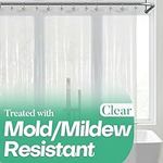 Mrs Awesome Clear Shower Curtain Li
