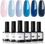 Modelones Blue Gel Nail Polish - 6 