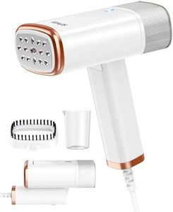 Supvox Portable Handheld Steamer Iron For Clothes Foldable Garment Steamer 20S Fast Heat-Up1200W Effortless Wrinkle Removel 120Ml Water Tank For Travel Lightweight, 1600 Watts