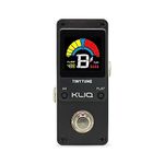 KLIQ TinyTune - Tuner Pedal for Guitar & Bass - Mini - Chromatic - with Pitch Calibration & Flat Tuning (Power Supply Required)