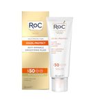 RoC - Soleil-Protect Anti-Wrinkle Smoothing Fluid SPF50+ - UVA/B Protection - Hypoallergenic Sunscreen - 50 ml