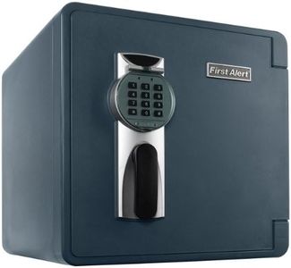 First Alert 2092DF-BD 1.3 Cubic Feet Bolt-Down Waterproof 1 Hour Fire Safe with Combination Lock, Gray