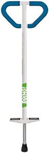 GeoSpace Medium Jumparoo Boing! 'PRO' Pogo Stick By Air Kicks For Kids 60 To 100 Lbs (27 to 46 Kg), Assorted Colors Black or White