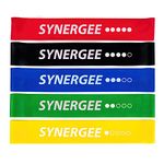 Synergee Mini Band Resistance Loop Exercise Bands Set of 5