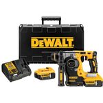 DEWALT 20V MAX* SDS Rotary Hammer Drill Kit, 5-Ah Batteries (DCH273P2)