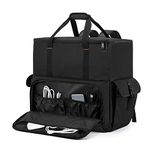 Trunab Desktop Computer Travel Bag, Carrying Case for Computer Tower PC Chassis, Keyboard, Cable, Mouse, Earphone, Bag Only, Black - Patented Design