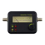 DollaTek Highly Accurate Satellite Finder Tool with Lcd Display for HD-Compatible Digital Satellite Systems Ensures Optimal Antenna Positioning with Signal Sound Pointer Display for Satellite Antennas