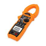 VAR TECH Digital Clamp Meter V 2101+ True Rms 1000 A Ac Dc 1500/1000 V Dc/Ac Auto Ranging, 6000 Counts, High Precision With Ncv, Vfc, In Rush Current, Low Z,Temperature,Frequency,Live Test, Orange