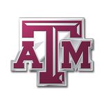 Fanmats 60561: Texas A&M Aggies Heavy Duty Aluminum Embossed Color Emblem