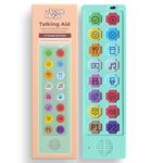 AAC Communication Device for Speech Therapy, Non Verbal Autism & Stroke Rehab. AAC Device with Programmable Function. Communication Cards for Autism & Pecs Cards Alternative. NonVerbal Autism Aids