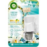 Air Wick Plug in Diffuser Kit, Fresh Spring Oasis, 1 Device & 1 Refill (19ml), Long Lasting Fragrance, Lasts up to 100 days, Plug in Air freshener