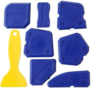 8 Pieces Caulk Tool Kit Sealant Silicone Finishing Tools Caulking Tools for Silicone Sealant Grout Finishing Sealing (Blue)