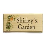 Personalised Robin Sign, Robin House Name Sign, Robin Garden Plaque