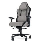 GT OMEGA PRO Series Gen 2 XL - Grey, Fabric - Gaming Chair with Adjustable Height & Armrests, Up to 180° Recline, 360° Rotation, Ergonomic Support