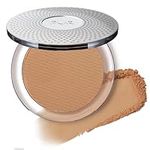 PÜR Beauty 4-in-1 Pressed Mineral Makeup SPF 15 Powder Foundation with Concealer & Finishing Powder- Medium to Full Coverage Foundation- Mineral-Based Powder- Cruelty-Free & Vegan Friendly, Tan