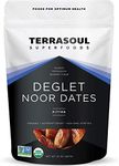 Terrasoul Superfoods Organic Deglet Dates, 2 Lbs - Pitted | Fresh | Natural Sweetener