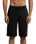 Jockey Men's Cotton Shorts (9426-0103-BLACK Black XXL)