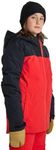 Burton Boys' Lodgepole 2L Insulated Snow Jacket (US, Alpha, Medium, Regular, True Black/Tomato)